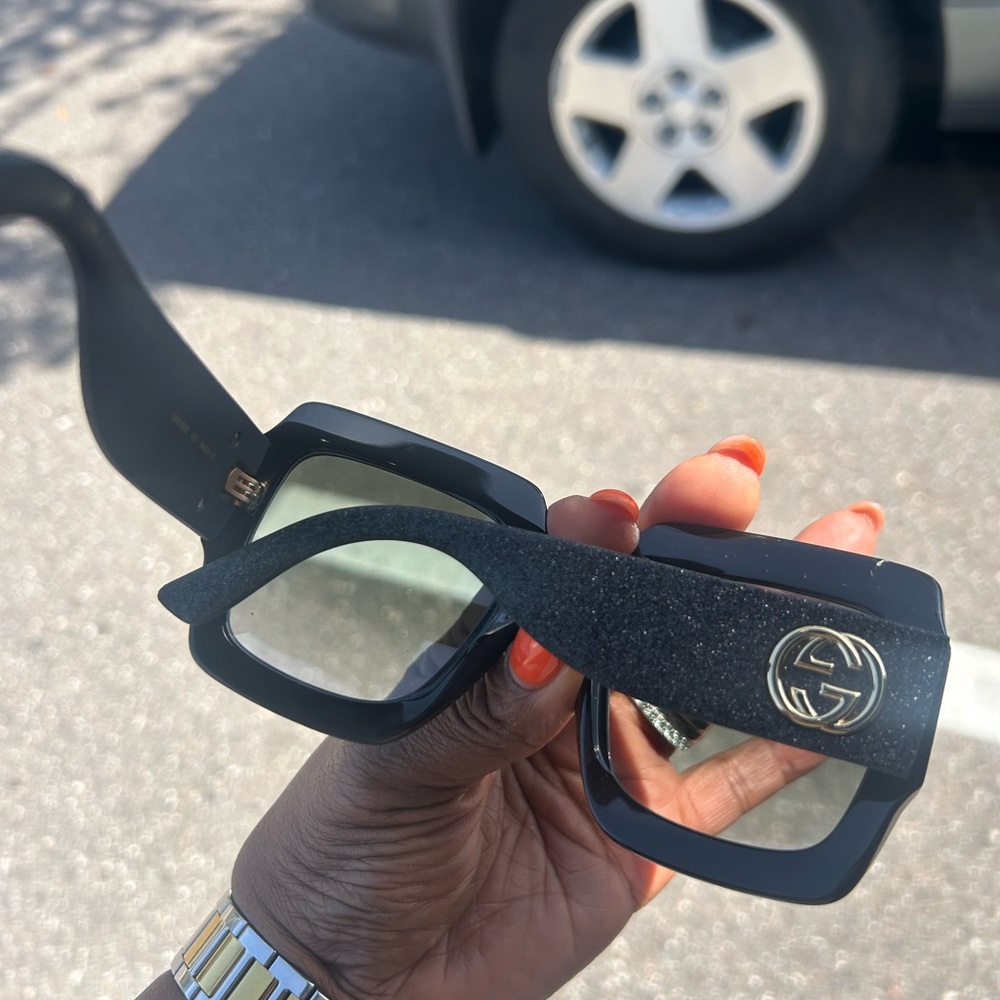 Gucci Black Square Sunglasses